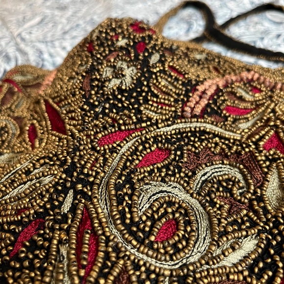 Vintage Beaded Bustier Corset Top - Picture 4 of 11